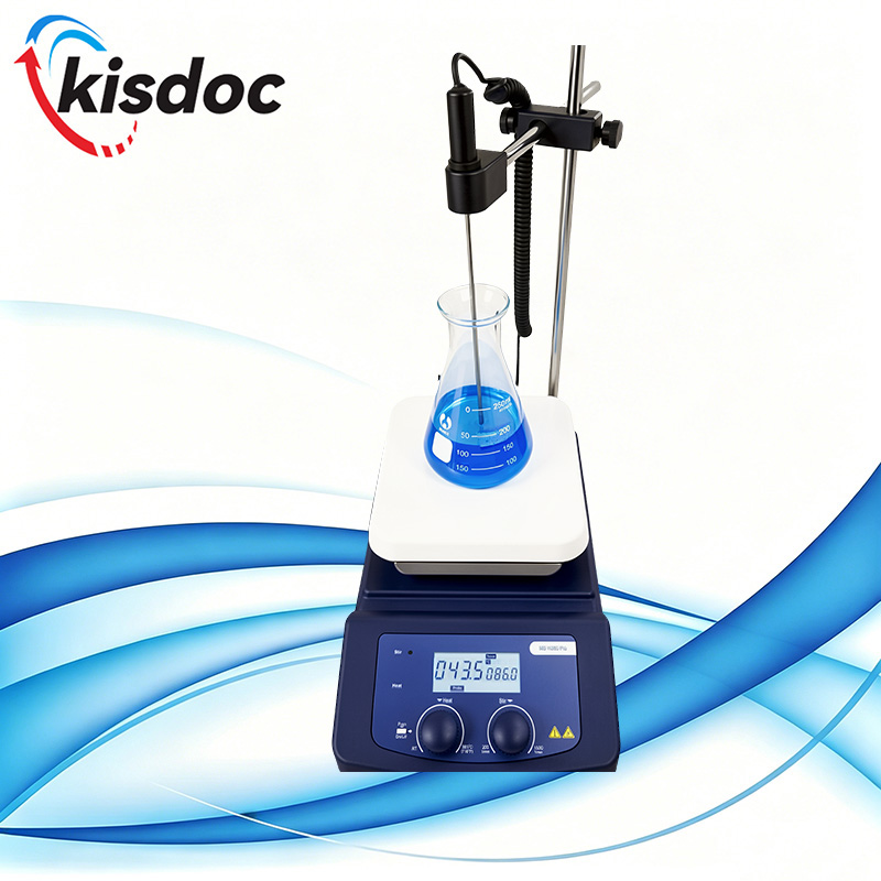 Lab Magnetic Stirrer Hot Plate - Agitador Magnético con Placa Calefactora Digital