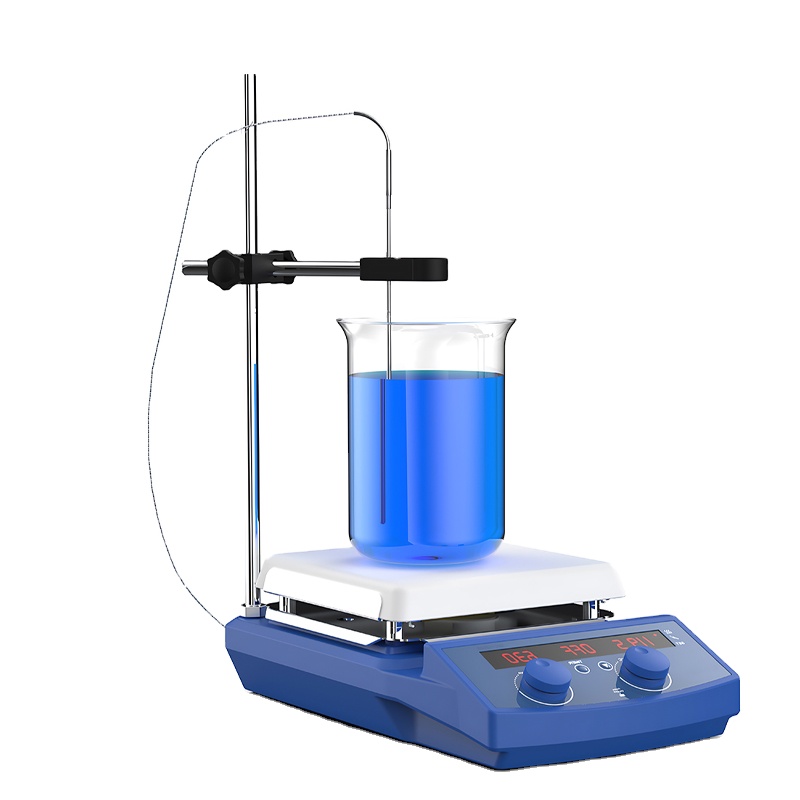 Lab Magnetic Stirrer Hot Plate - Agitador Magnético con Placa Calefactora para