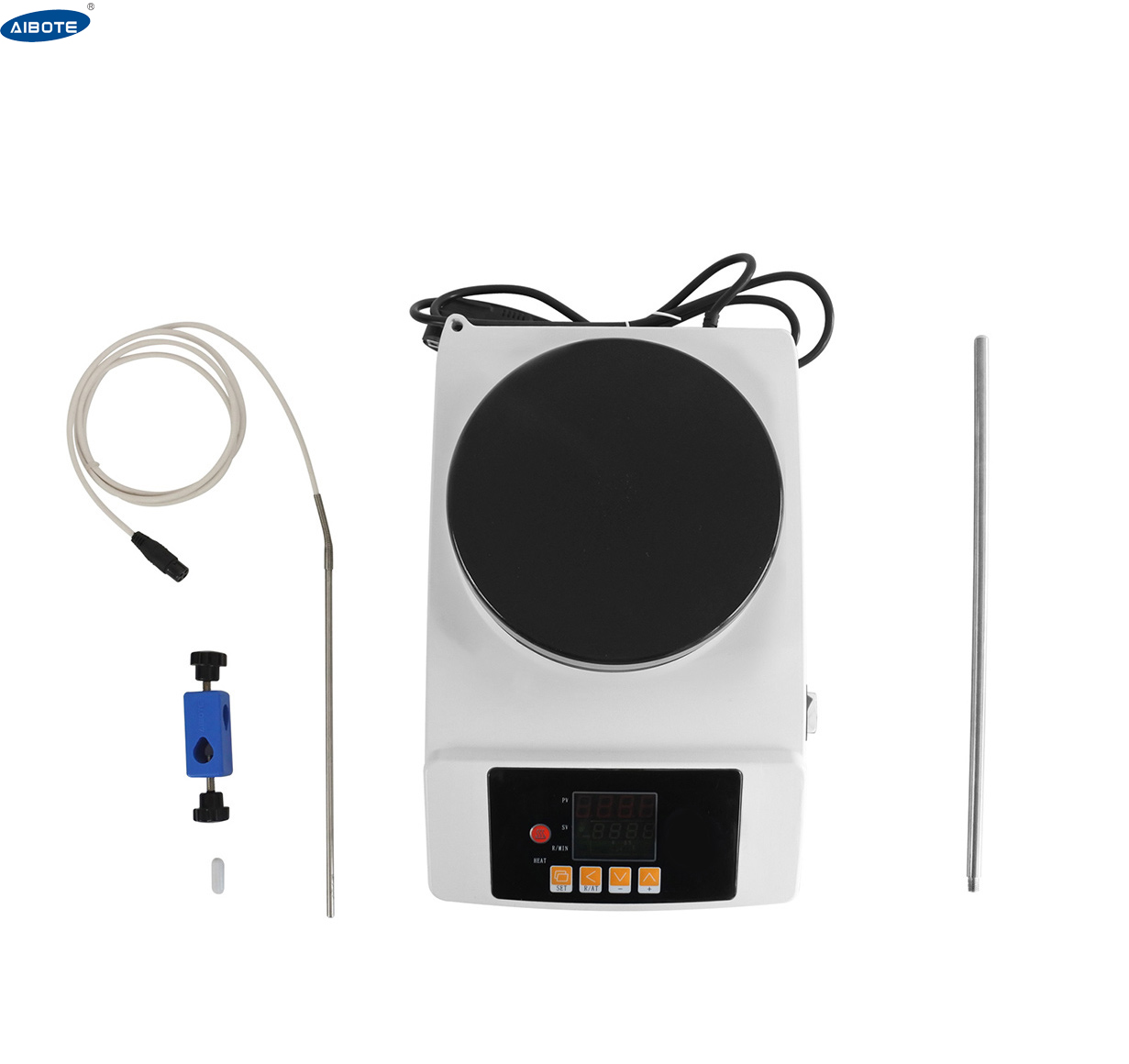 Lab Magnetic Stirrer Hot Plate - Placa Calefactora Magnética de Laboratorio de