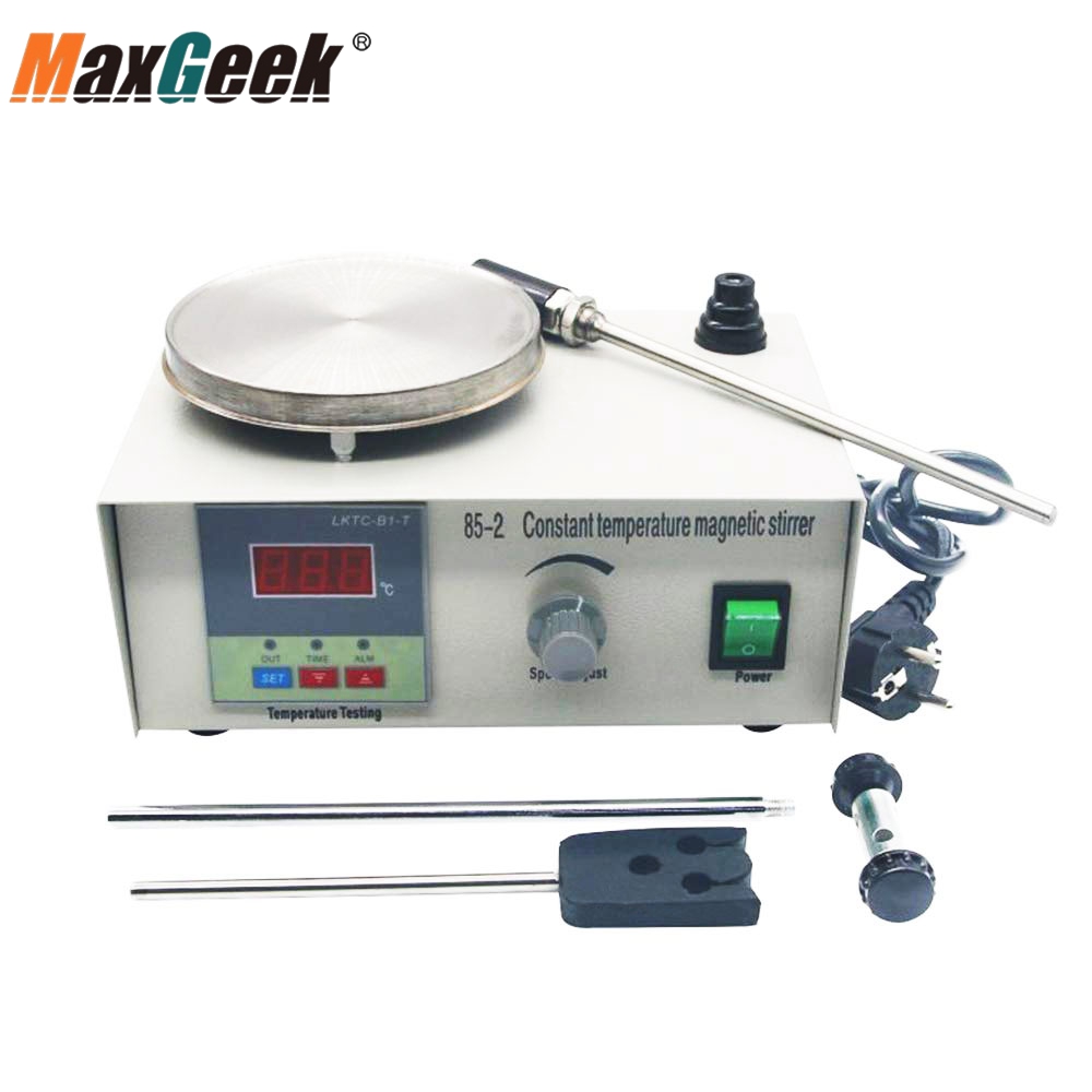 Maxgeek-agitador magnético de  - Lab Magnetic Stirrer Hot Plate reseña y precio