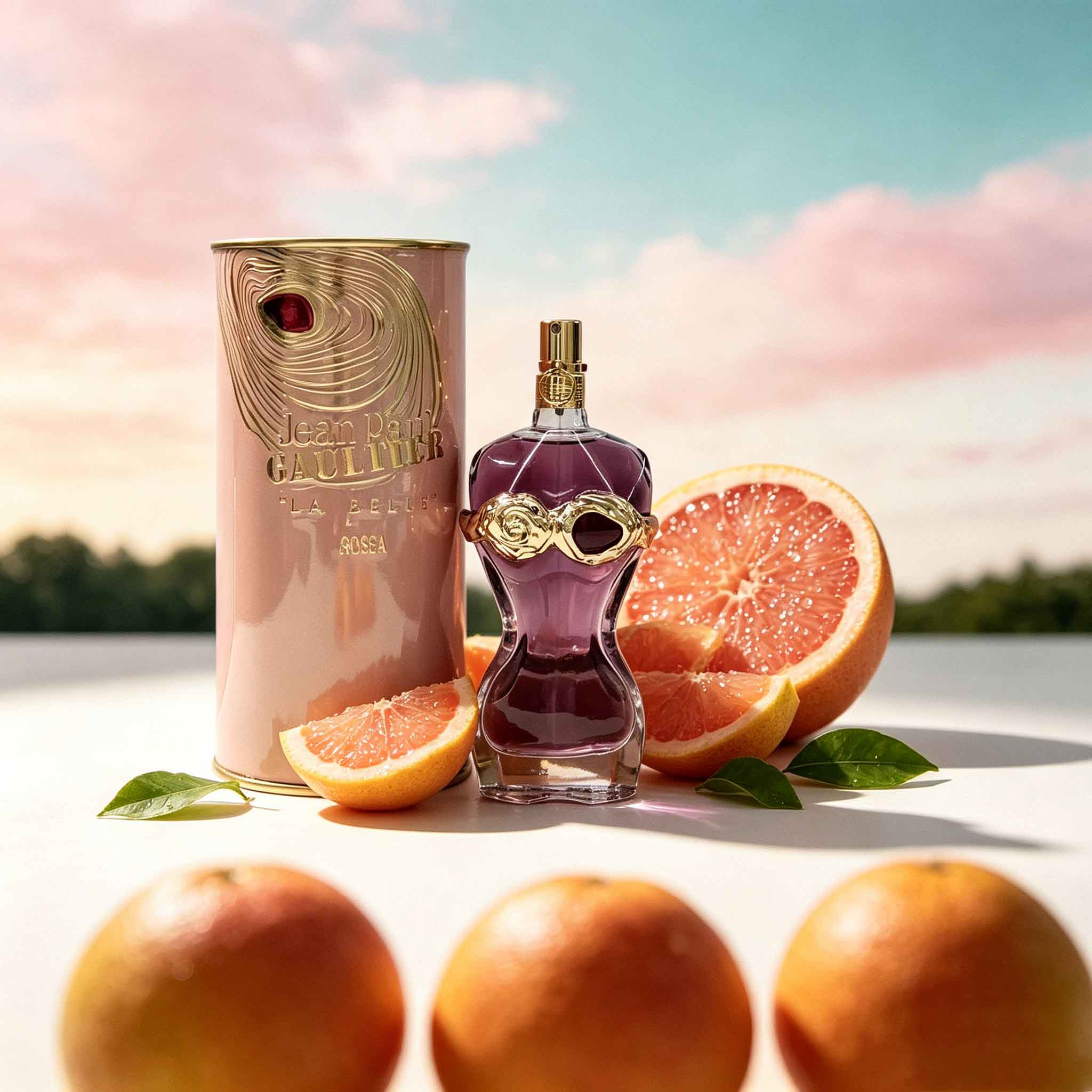Perfume La Belle Rosea en Caja - Packaging reseña y precio