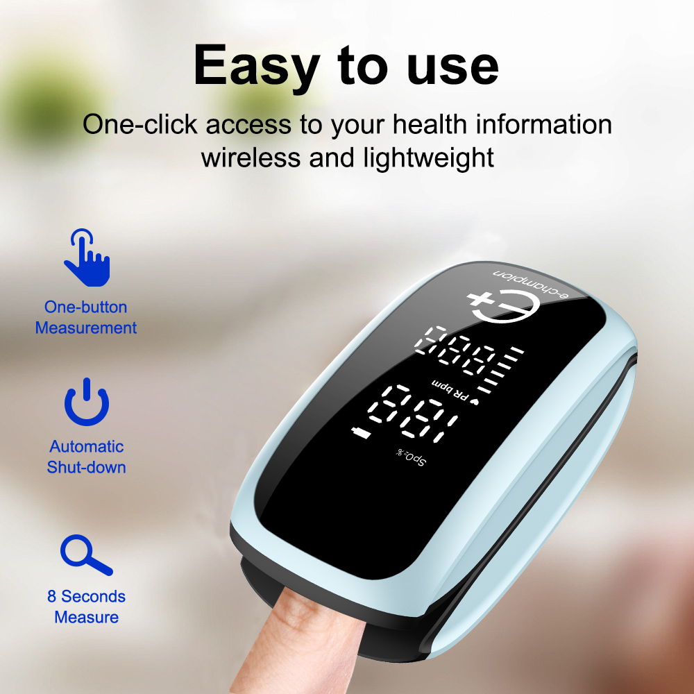 Oxímetro médico recargable con - Pulse Oximeter Fingertip Rechargeable reseña y precio