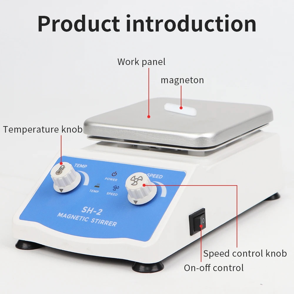 Nuevo Agitador Magnético con C - Lab Magnetic Stirrer Hot Plate reseña y precio