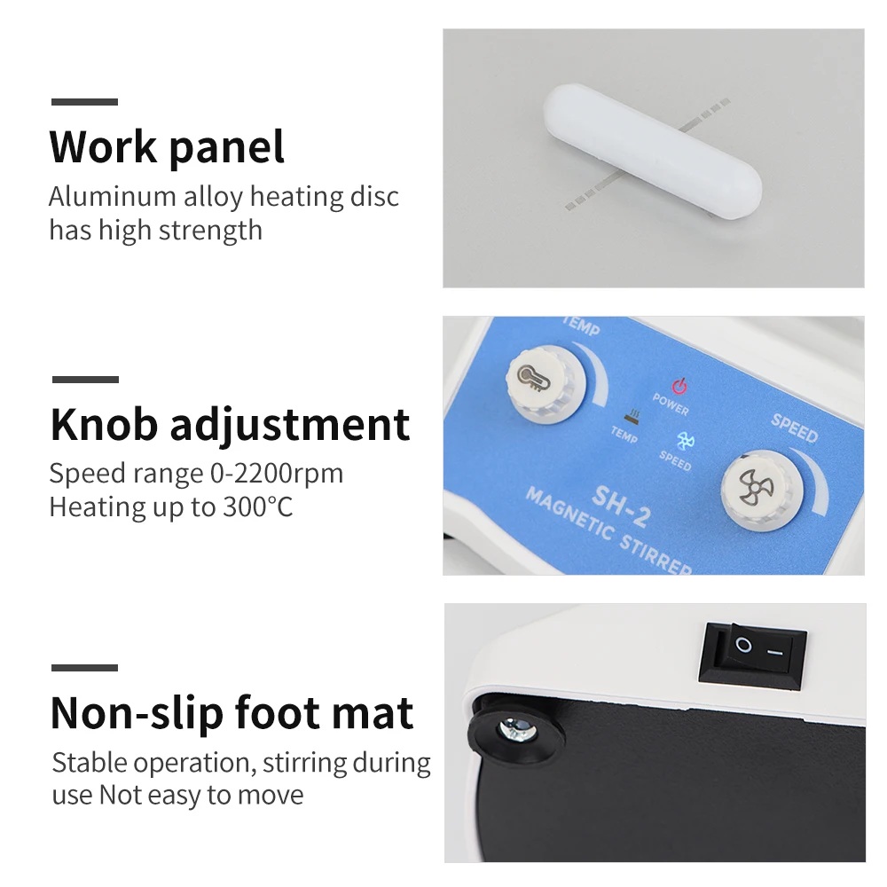 Nuevo Agitador Magnético con C - Lab Magnetic Stirrer Hot Plate reseña y precio
