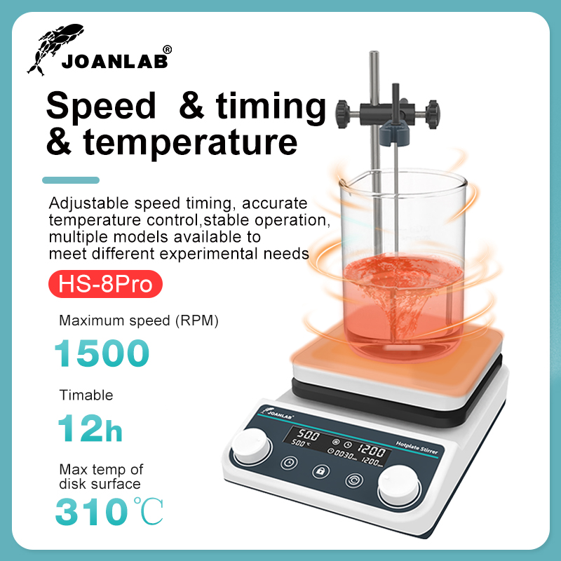 JOANLAB Agitador magnético Pla - Lab Magnetic Stirrer Hot Plate reseña y precio