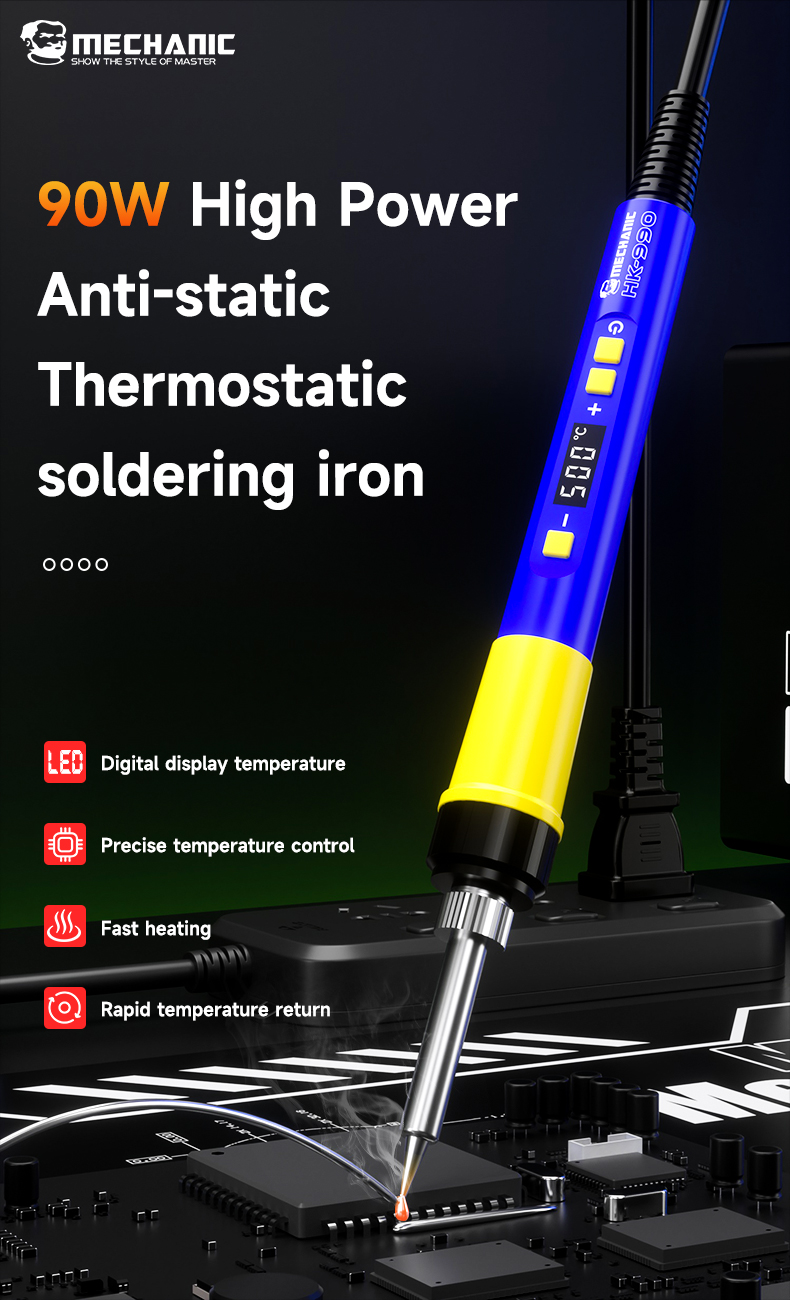 Soldador termostático antiestá - Industrial Tools reseña y precio